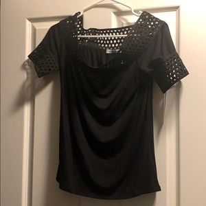 Montagne Black short sleeve top